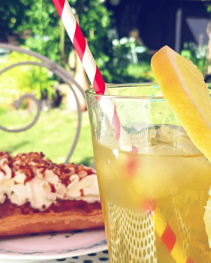 Boisson fraîche du jardin